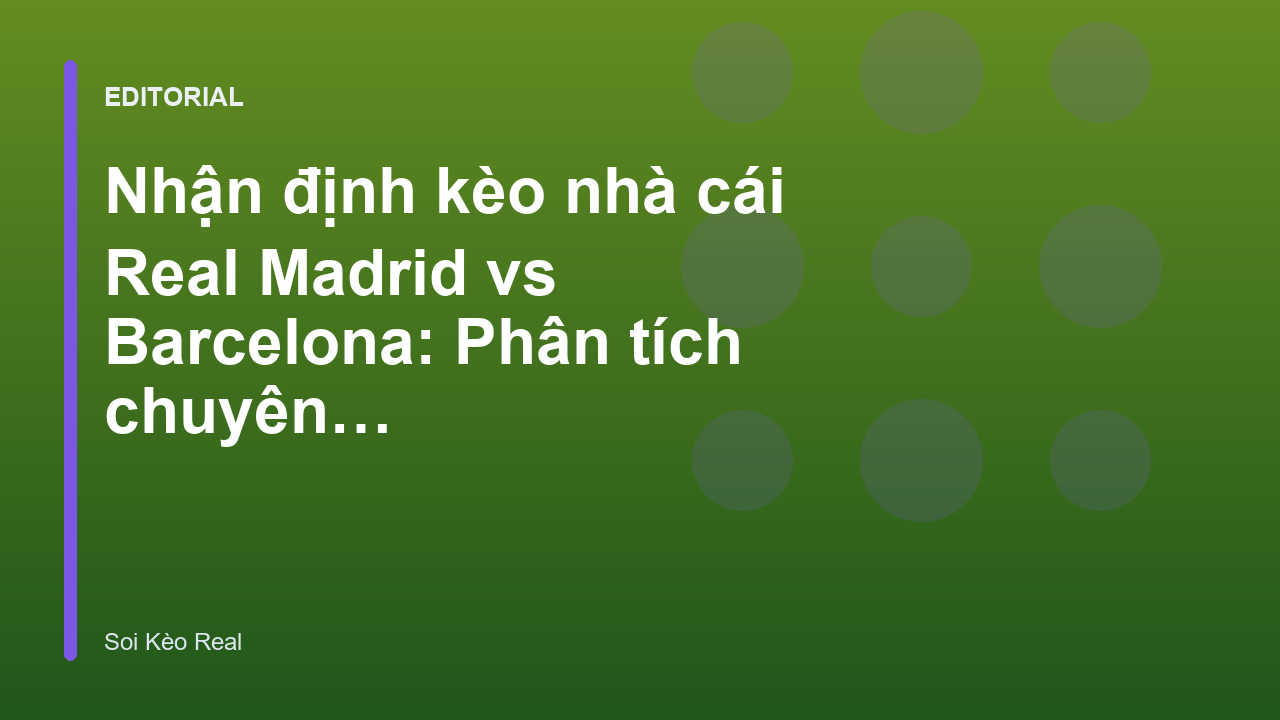 Real Madrid vs Barcelona